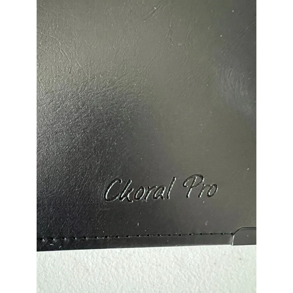 Rondofile Choral Pro Sheet Music Folder Choir Folder Binder Black Elastic Strap